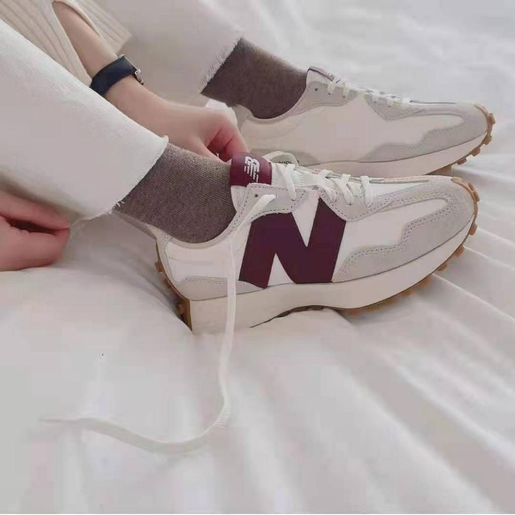 Giày Thể Thao New Balance 327 Series Yuanzu 2023 Đế Cao Su Thoáng Khí Phong Cách Hàn Quốc Cho Nam Và Nữ