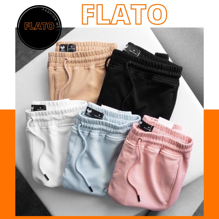 Quần short nam nhiều màu FLATO - QS01, Quần đùi nam thể thao lửng ngố Chất đẹp phong cách hàn quốc mẫu mới 2022