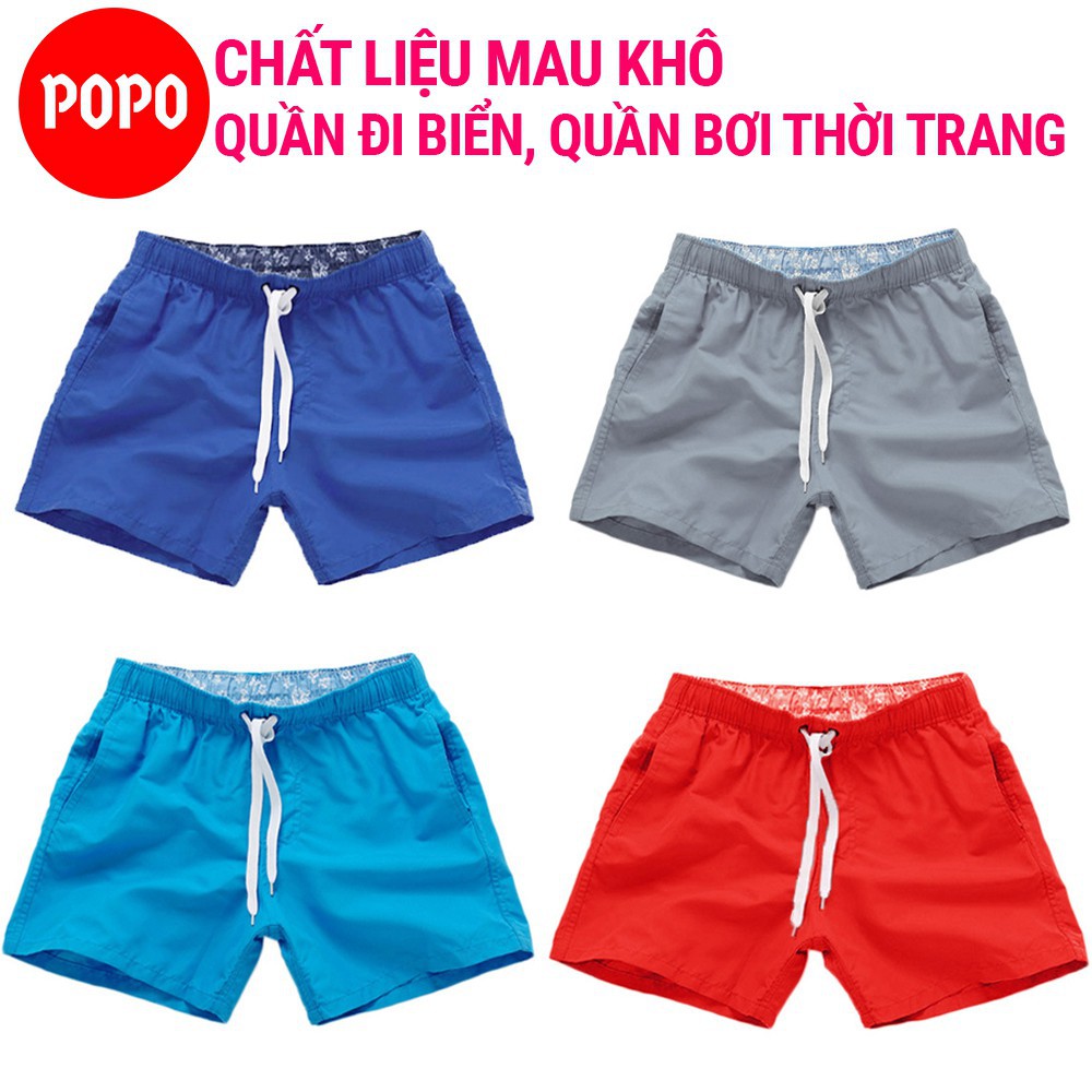 Quần bơi nam Short thể thao nam đi biển POPO ST1 quần bơi đi biển tắm biển đồ bơi nam mau khô, thoáng khí