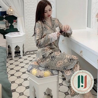 Bộ Đồ Pijama Lụa - Bộ Lụa Satin Tay Dài [HÀNG ĐẸP CHUẨN] [ẢNH THẬT+VIDEO]