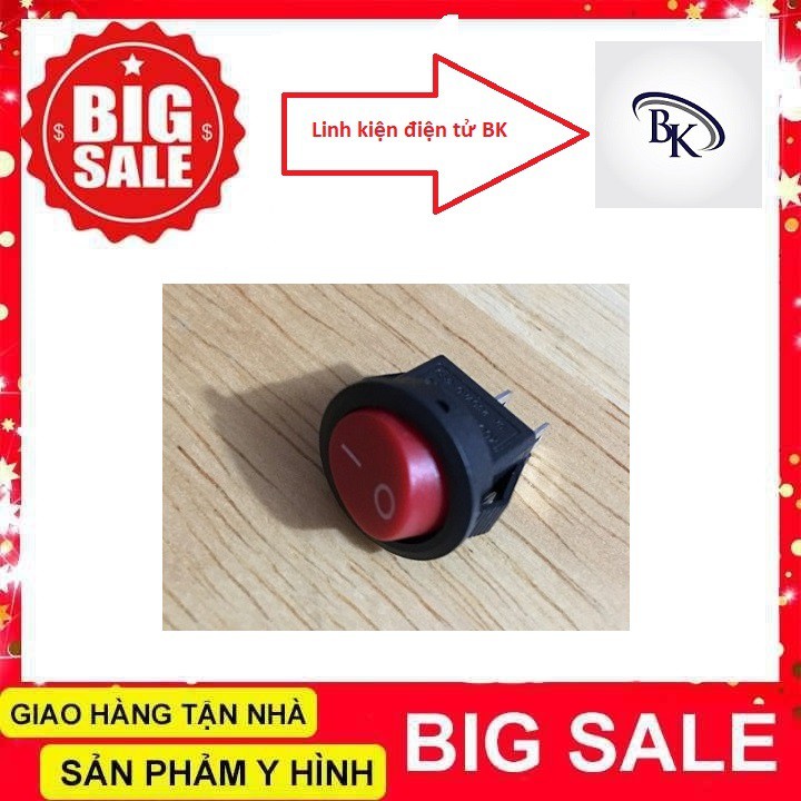 Công Tắc Tròn 3a 220vac-250vac