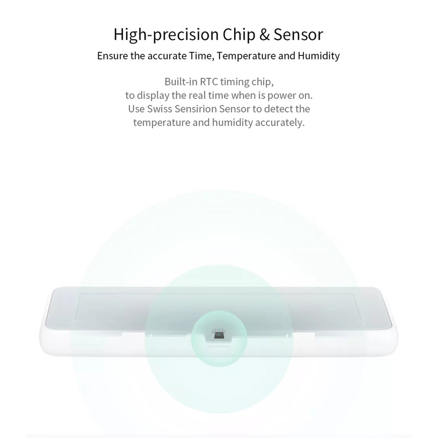 Đồng Hồ Điện Tử Để Bàn Xiaomi Mijia Đo Nhiệt Độ Và Độ Ẩm Không Khí
