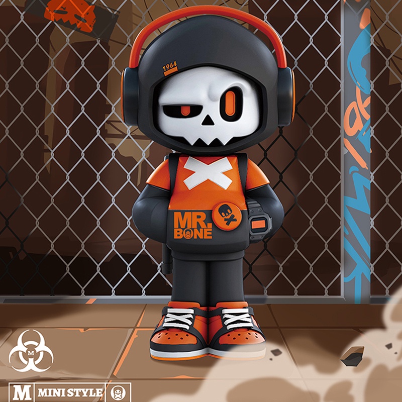 Mô hình búp bê đầu lâu mr.bone mini trang trí bàn làm việc