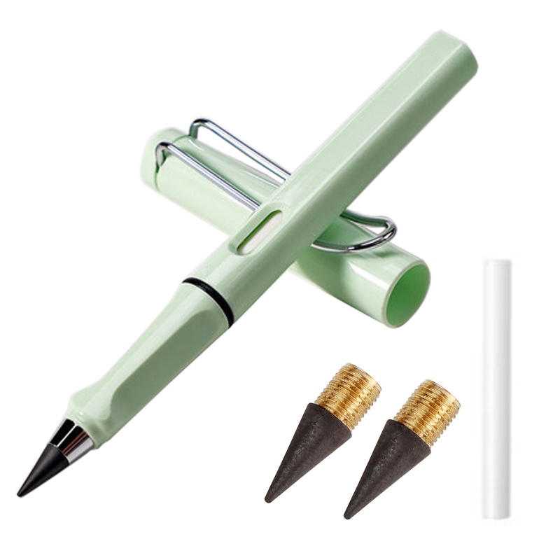 Bút Chì Không Giới Hạn Kèm 2 Ngòi Bút Xóa Được Dành Cho Người Lớn Và Trẻ Em Vẽ Phác Thảo