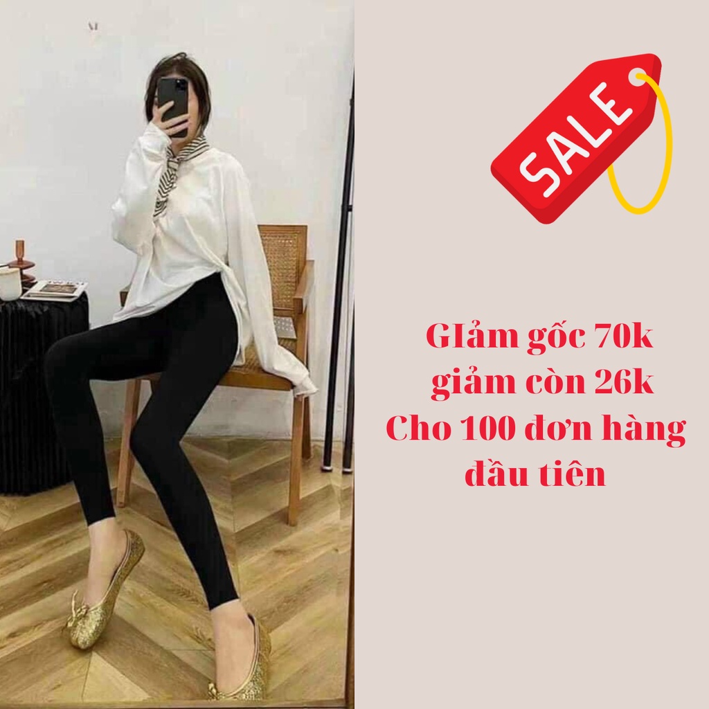 Quần Legging Lửng, Quần Legging Dài Vải Dày Dặn,Siêu Co Dãn Hàng Cao Cấp