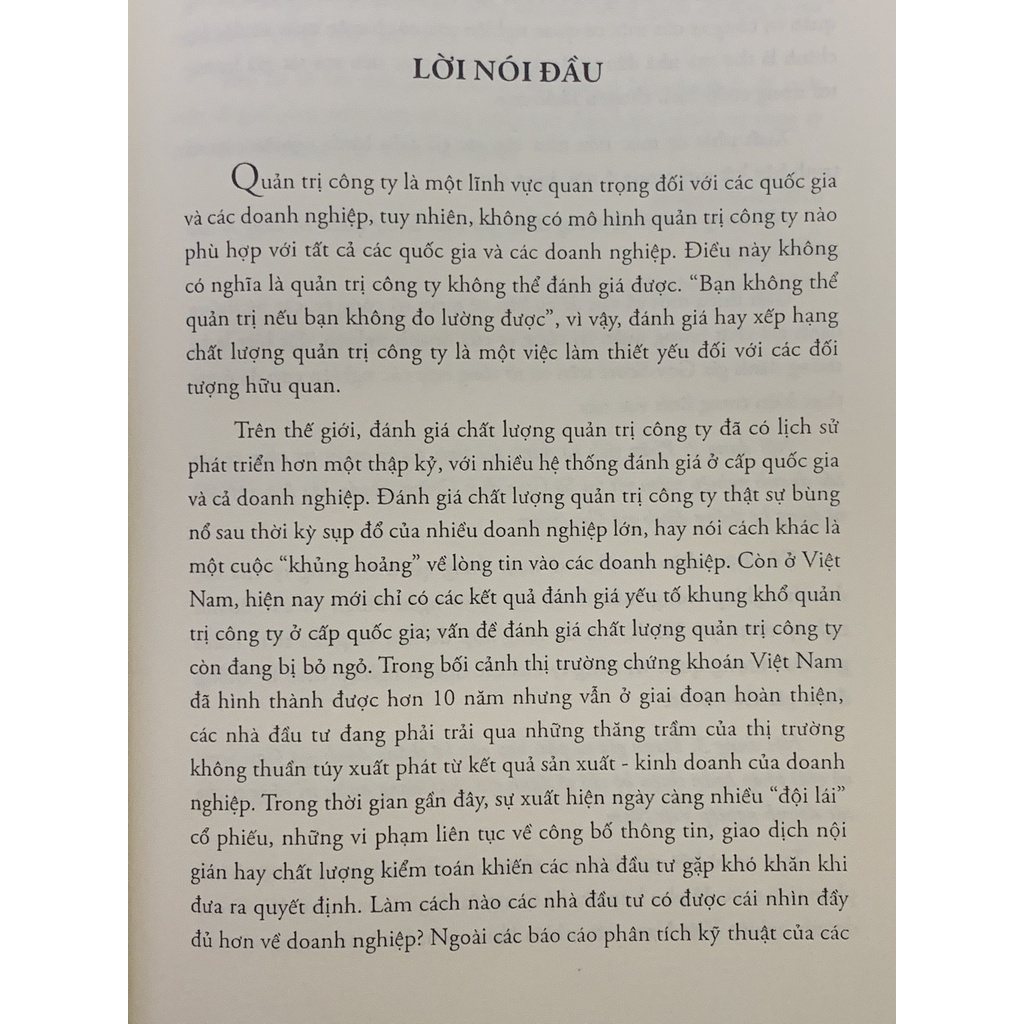 Sách - Đánh Giá Chất Lượng Quản Trị Công Ty ở Việt Nam - Hoàng Văn Hải