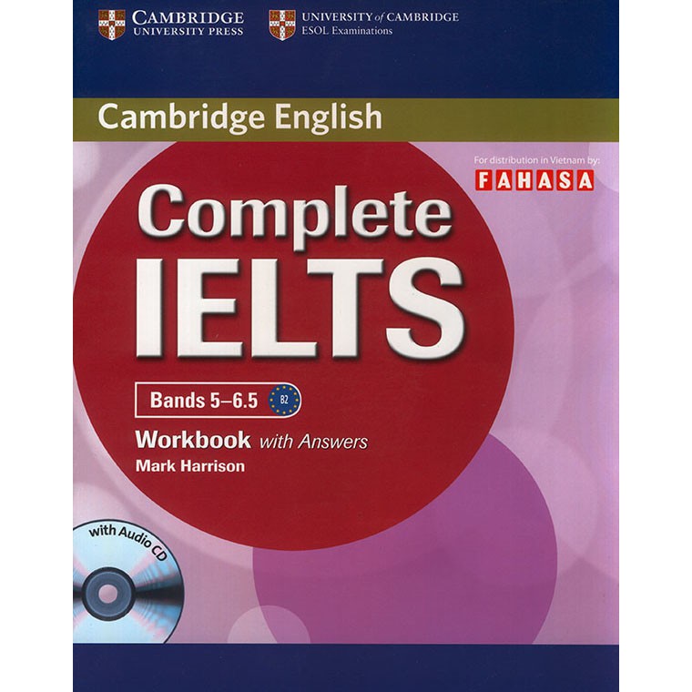 Sách Complete IELTS bands 5-6.5 - Workbook sách gốc
