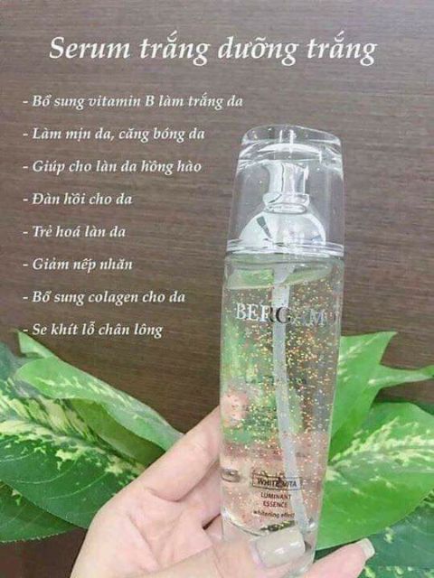 SERUM BERGAMO TRĂNG DA CHỐNG LÃO HÓA