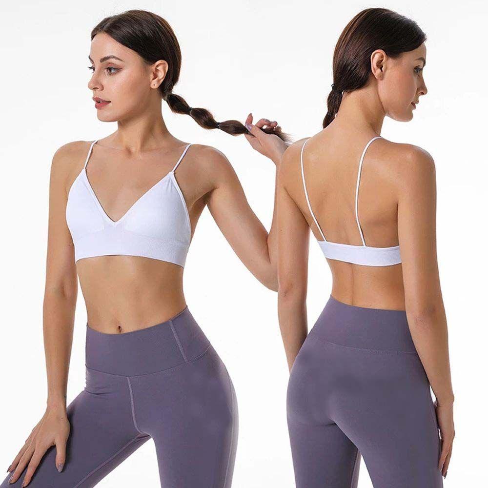 Áo Ngực Thể Thao Hình Tam Giác Không Gọng Không Đường May