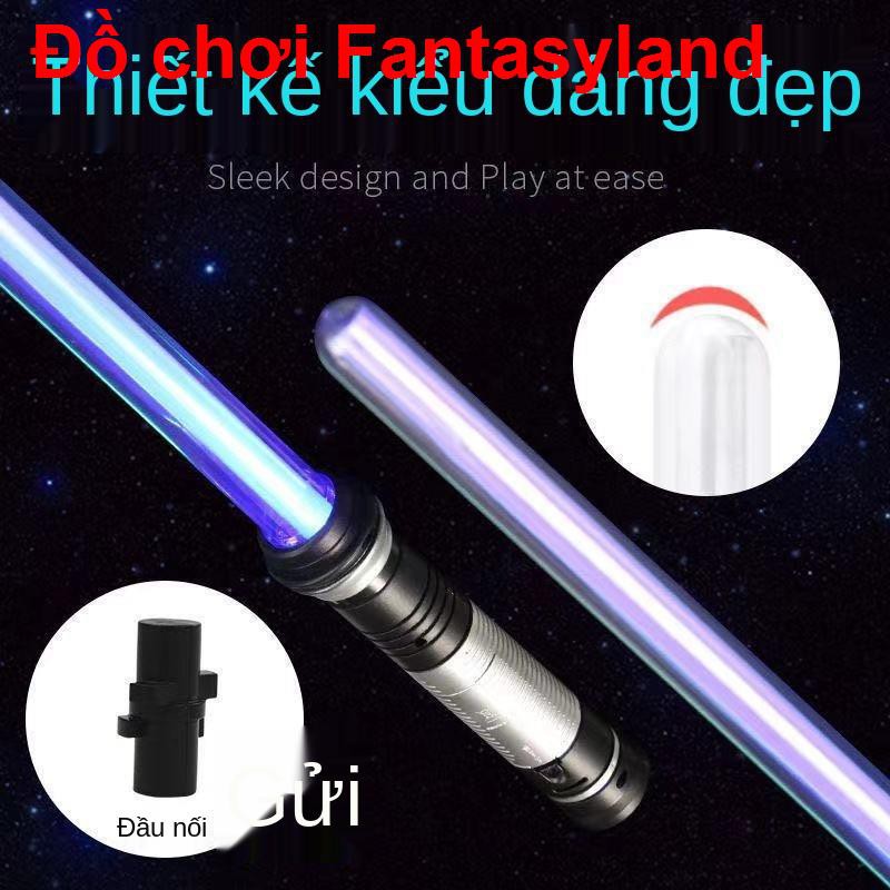 Star Wars lightsaber dành cho trẻ em thanh kiếm laze kính thiên văn phát ra ánh sáng rung cậu bé vũ khí nhấp nh