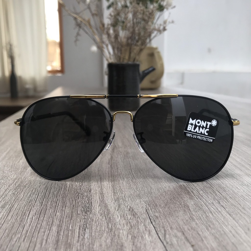 Kính râm thời trang nam,hàng cao cấp MontBlanc chống tia cực tím, hạn chế tối đa bức xạ có hại cho mắt -5000