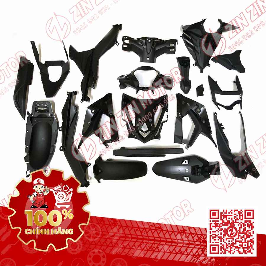Dàn Áo Nhựa Nhám Winner V1, RS150 V1 V2 Chính Hãng Honda - ZINZINMOTOR