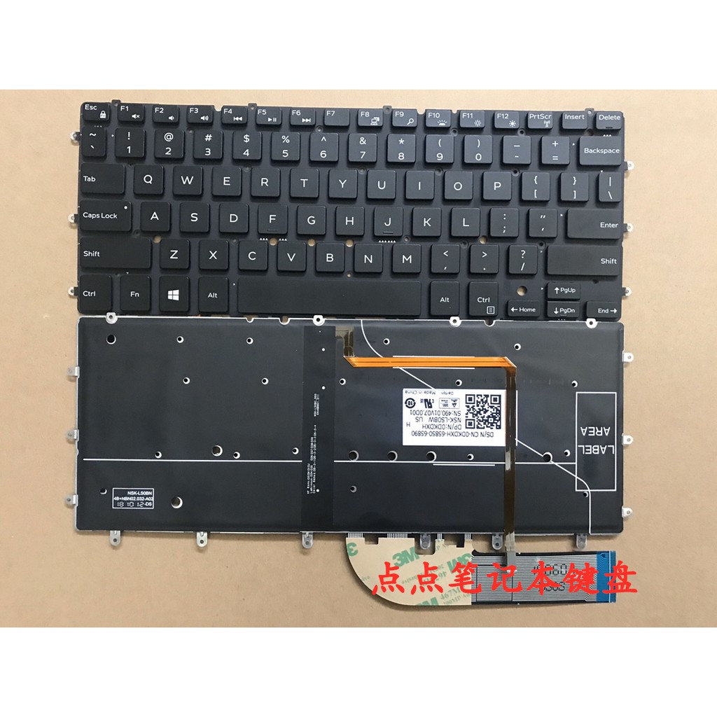 Miếng Dán Bàn Phím Dell XPS 13 9343 9350 9360 P41F P54G P57G Notebook