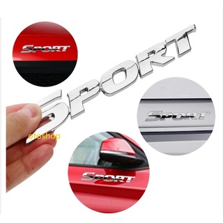 Tem chữ SPORT trang trí xe