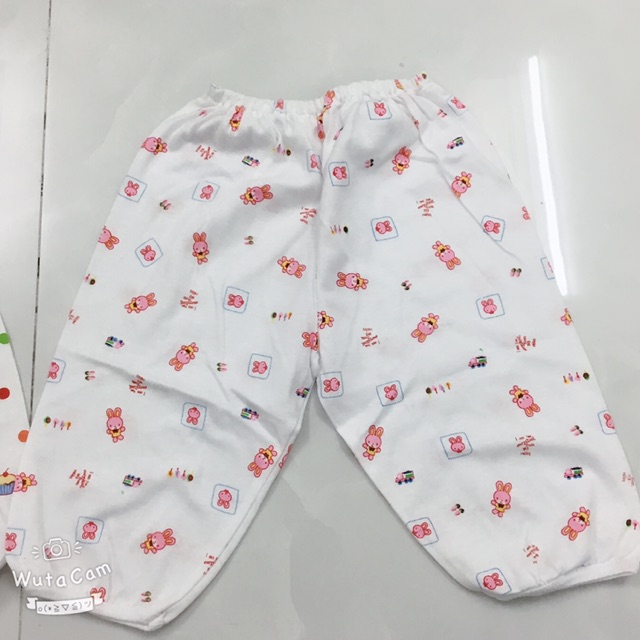 Quần dài cotton cho bé sơ sinh 0-12 tháng