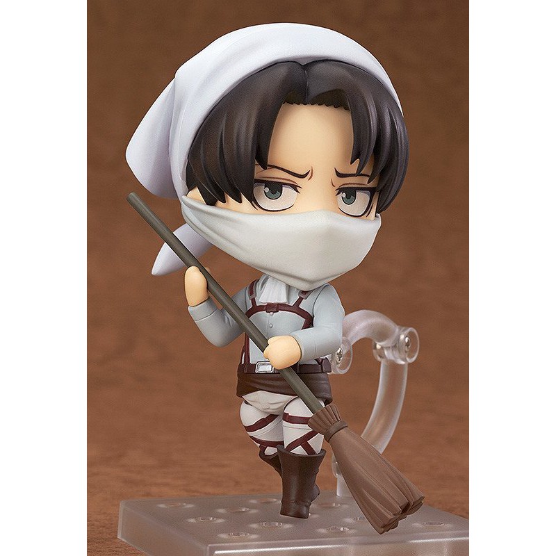 Mô hình nendoroid 417 nhân vật anime chibi ATTACK ON TITAN LEVI: CLEANING VER