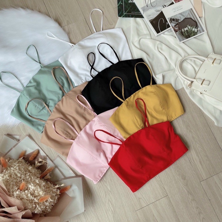 Áo bra nhún sau lưng có mút ngực - B0U