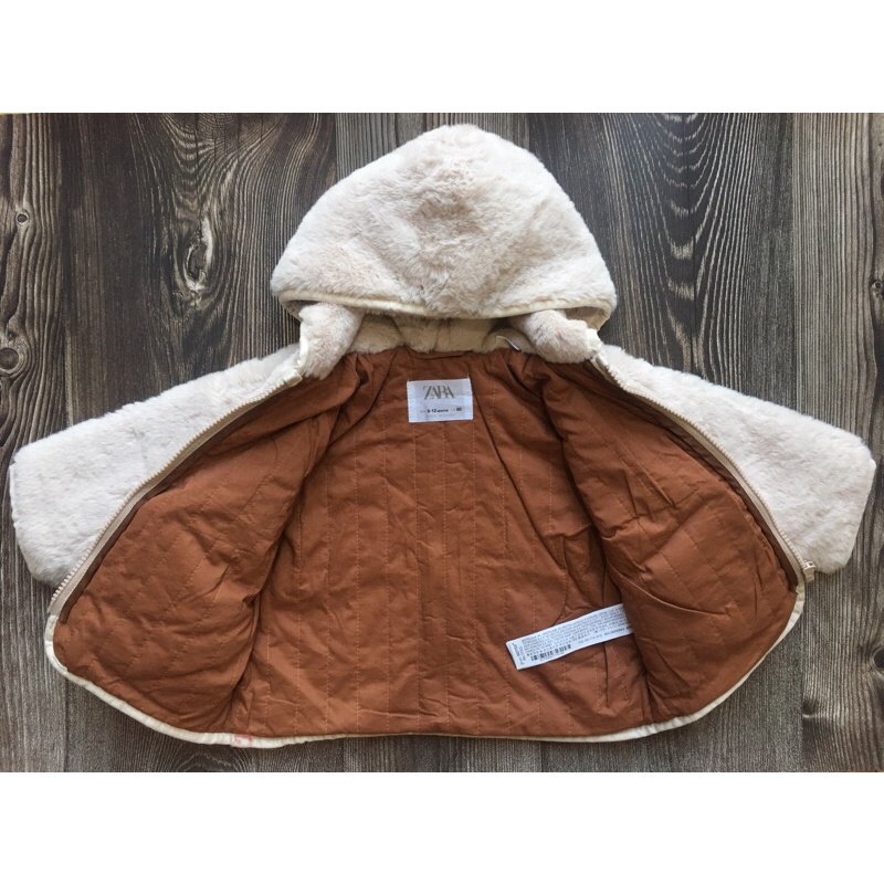Áo khoác lông Zara dư xịn cho bé