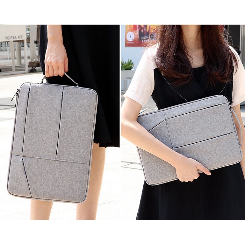 Túi chống sốc Laptop / Macbook cao cấp 13,3 14 15,6 inch ST02 - Bảo Hành 1 Năm - Đựng Bao Da Nam Nữ - 2022