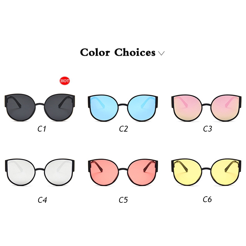 Kính Mát Mắt Mèo Chống Tia Uv Thời Trang Cho Nữ