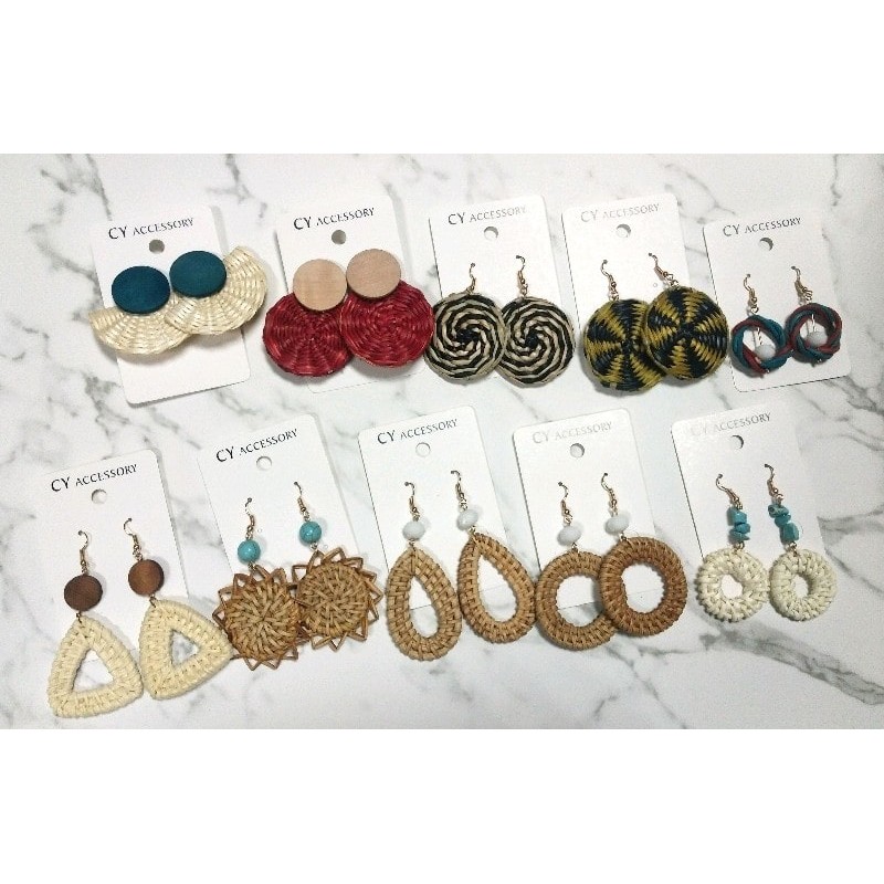 Khuyên Tai Cói ORDER ( IB CHỌN MẪU)