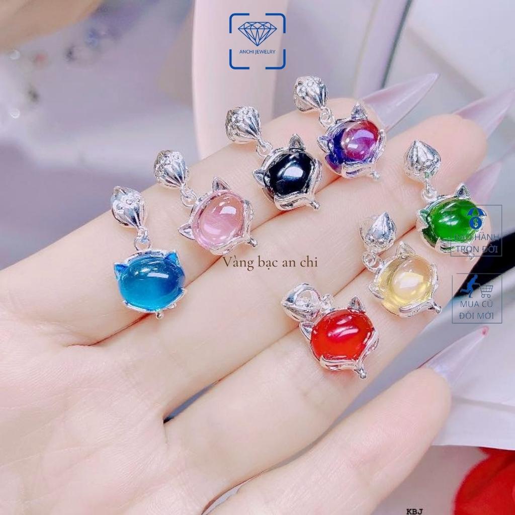 Combo Dây chuyền , nhẫn hồ ly đính đá phong thủy, chuẩn bạc ta sáng đẹp không xỉn màu, Anchi jewelry