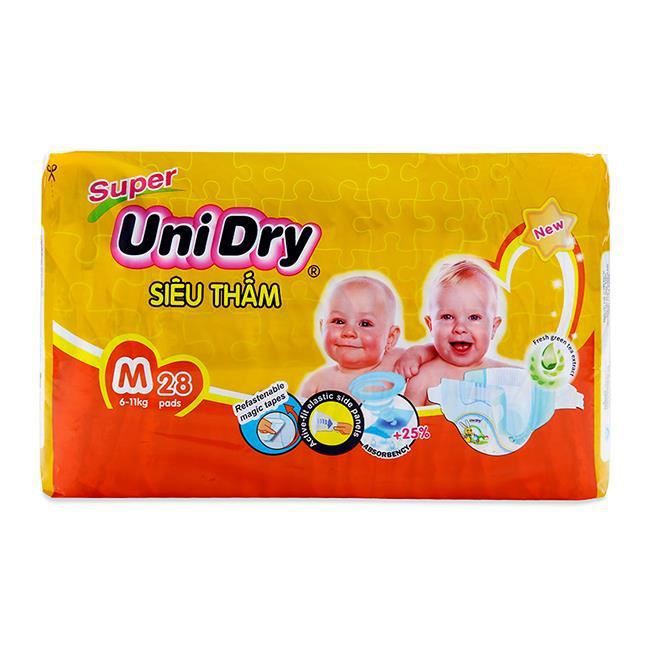 Tã Dán Unidry Super M28 ( 6kg - 11kg )