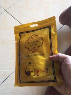 10 Miếng Dán Chân Thải Độc Detox Lanna Foot Patch