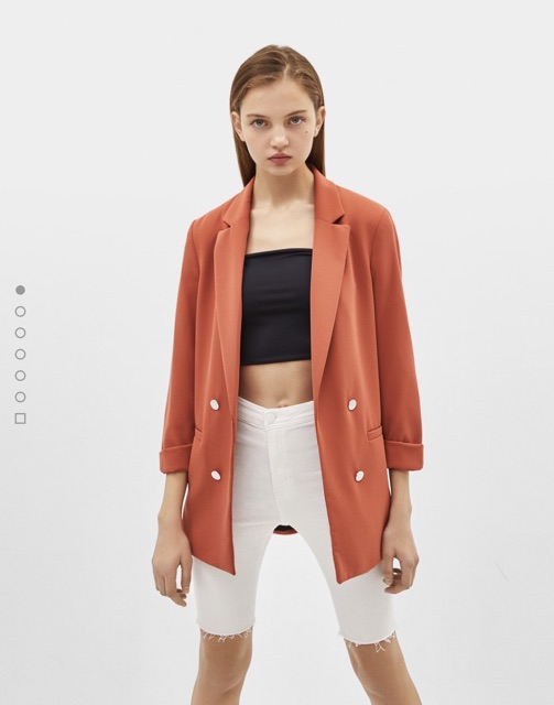 (Sẵn) Áo khoắc Blazer Bershka auth sale, 2 màu