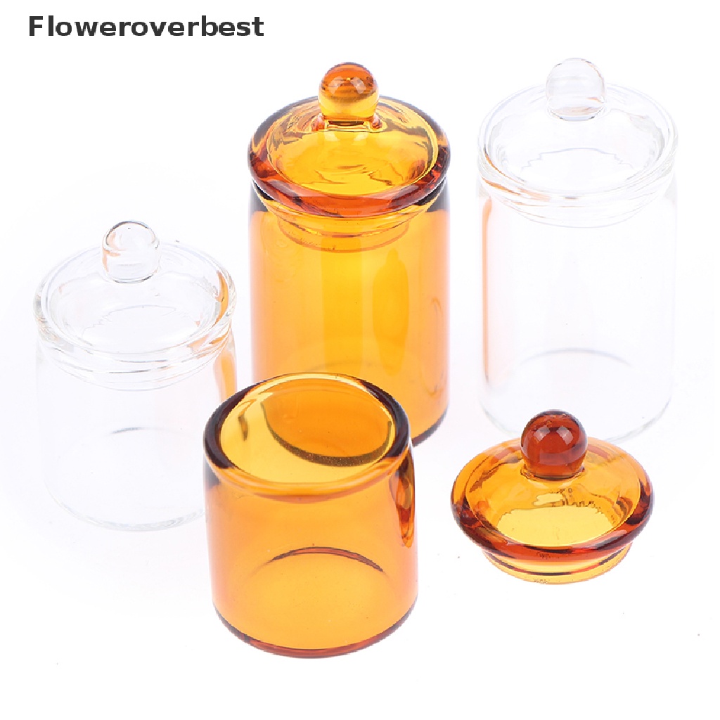 Hũ thủy tinh đựng hạt cà phê/ kẹo mini tỉ lệ 1: 12 trang trí nhà búp bê