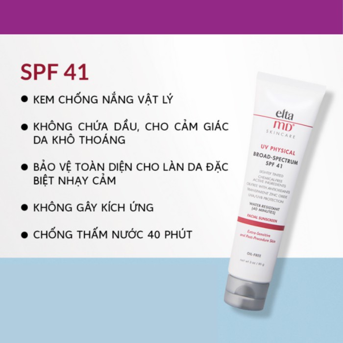 [Sample] Kem chống nắng Elta MD UV Clear SPF 46 / Physcial SPF 41 Broad Spectrum Sunscreen 2 g