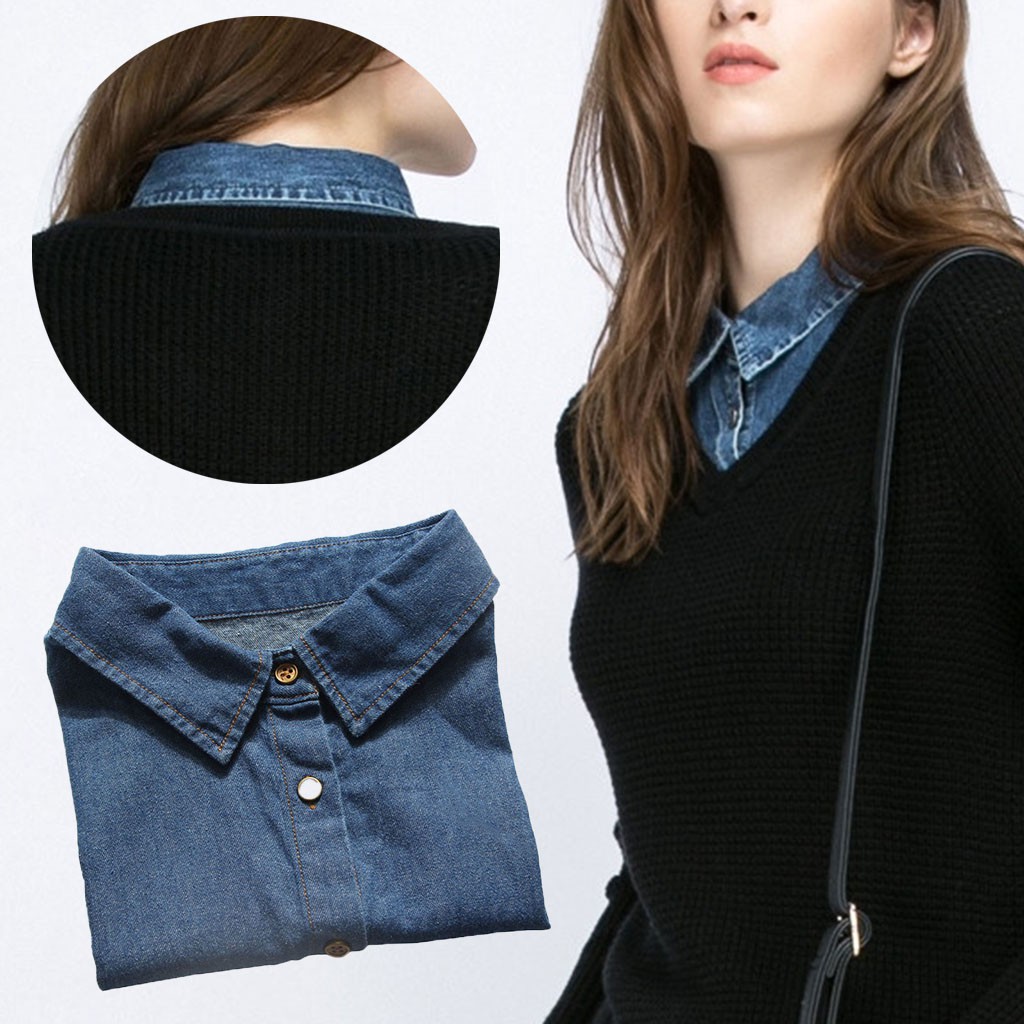 Áo Sơ Mi Denim Thời Trang Dành Cho Nữ