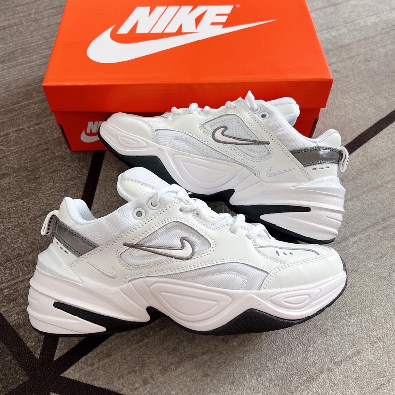 GIÀY SNEAKER  N-I-K-E M2K TRẮNG GÓT ĐEN CAO CẤP FULL BOX