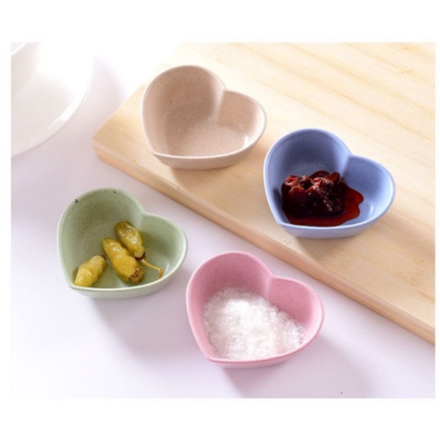 Bát lúa mạch hình tim mini cho bé ADKN