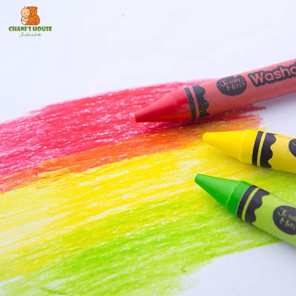 BÚT MÀU JOAN MIRÓ CÓ THỂ TẨY RỬA ĐƯỢC MÀU NGUYÊN LIỆU AN TOÀN CHO BÉ - BÚT DẠ, MÀU SÁP