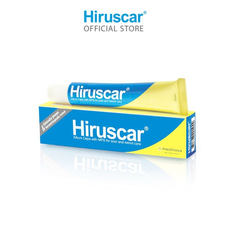 HIRUSCAR gel 20g làm liền các loại sẹo lõm, sẹo vừa, sẹo thâm