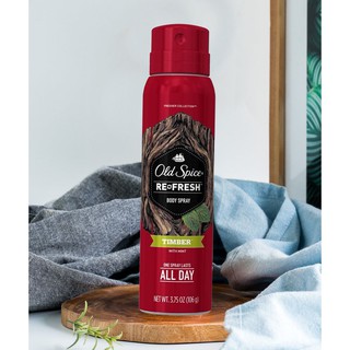Xịt Khử Mùi Nam Old Spice Timber Refresh Body Spray