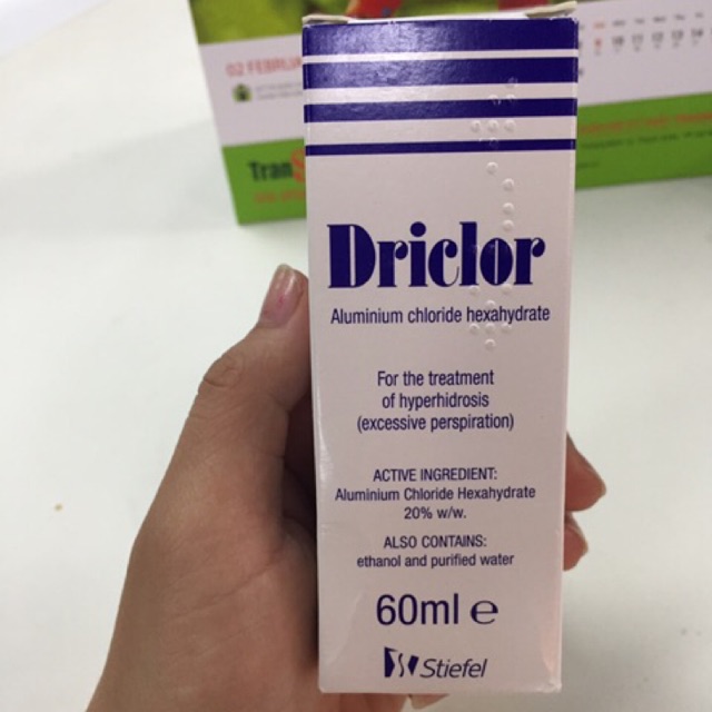 Driclor 60ml - ngăn mồ hôi, mùi hôi vùng nách và tay chân | BigBuy360 - bigbuy360.vn