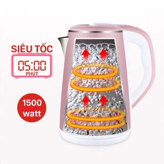 Ấm siêu tốc loại lớn 2,5 lít hàng Thái