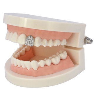 Trang sức răng grillz đính đá vàng bạc hiphop