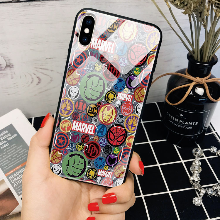 Ốp Chống Sốc In Hình Mavel IMACC Cho Iphone X 11 6 7 6S 8 Plus 12 Mini 12 Pro Max Se 2020 6Splus 7Plus 6Plus 8Plus Xs