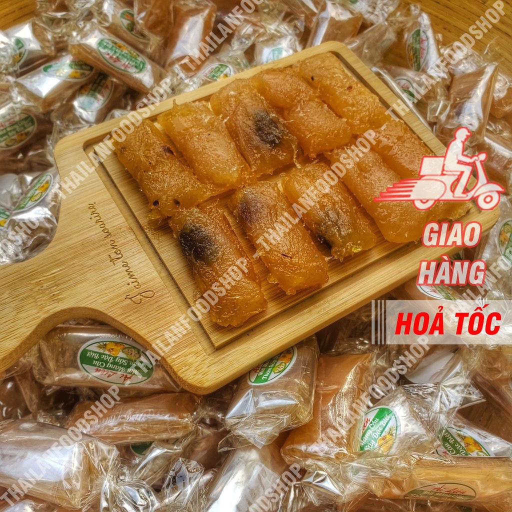 Mứt Mãng Cầu Ghép Thơm Lon 300Gram (Mứt Mãng Cầu Thơm/ Mứt Mãng Cầu Quấn)