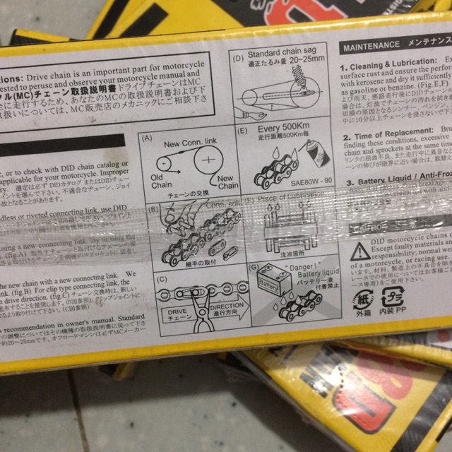 (Yamaha Jupiter V - MX) Combo Nhông Dĩa Recto Size 15T - 36T + Sên DID 428D 9 Ly 106 Mắt Made in Japan