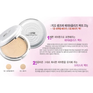 Phấn phủ Geo Semper Happy Please Pact
