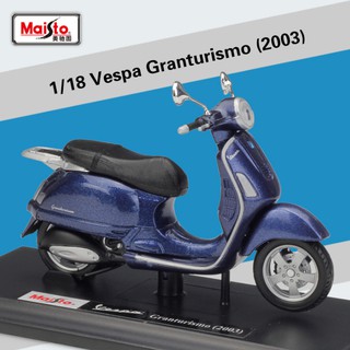 Mô hình xe Vespa Granturismo (2003) tỉ lệ 1:18 - Maisto