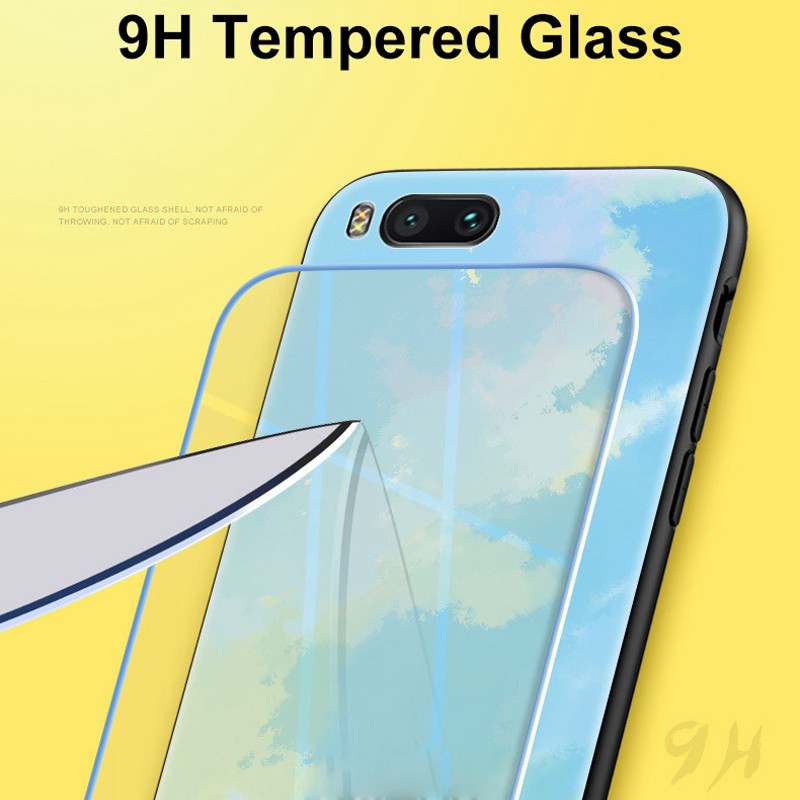 Koosuk Ốp điện thoại kính cường lực cứng 9H họa tiết hình vẽ nhiều màu cho OPPO A12 A12e A7 A5S A3S A5 A7X F9 PRO AX5s | BigBuy360 - bigbuy360.vn