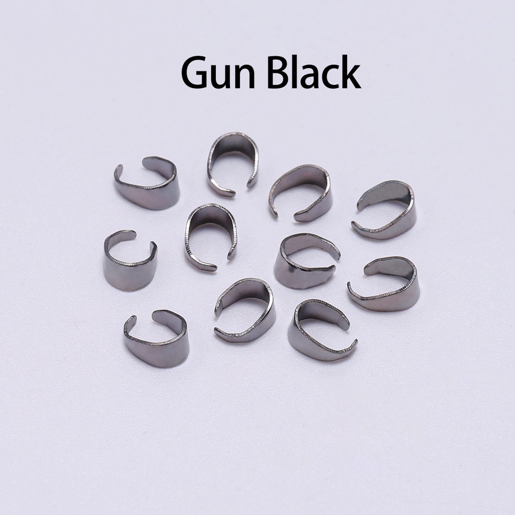 Set 50 phụ kiện nối đầu dây chuyền 7mm 8mm 12mm nhiều màu làm trang sức chuyên dụng