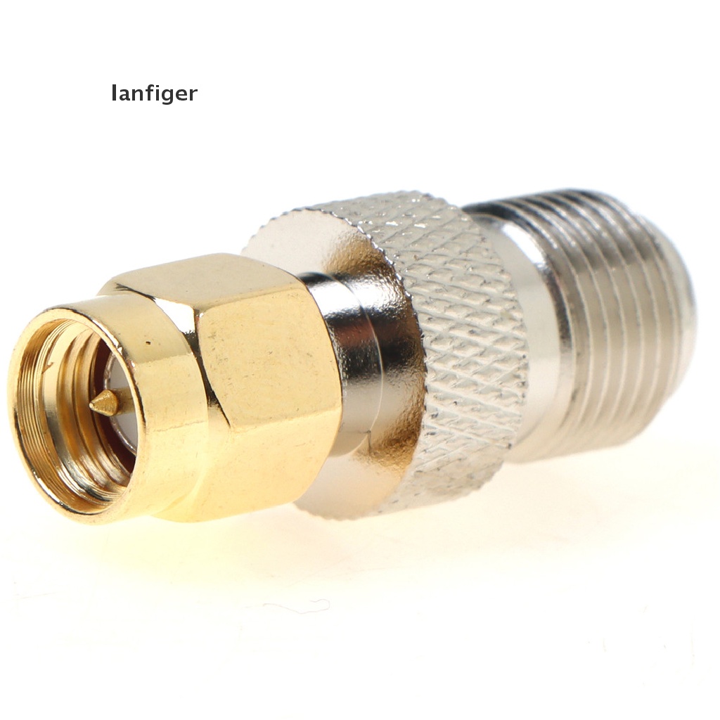Đầu Nối Chuyển Đổi Giắc Cắm Lanf F Female Sang SMA Male Plug Thẳng RF Coaxial