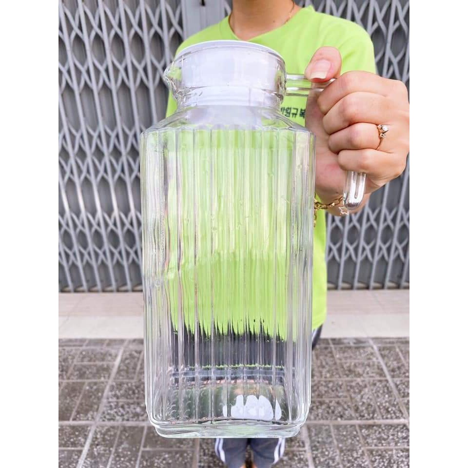 BÌNH NƯỚC THỦY TINH 1.1L VÀ 1.8L