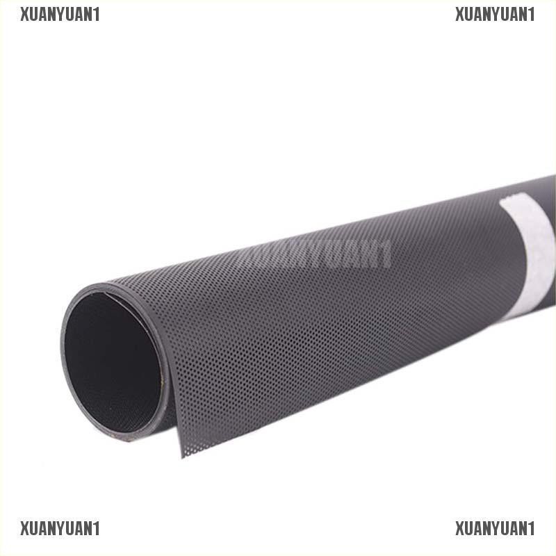 [XUANYUAN1] Diy 30x100cm Quạt Làm Mát Máy Tính Bằng PVC Lưới Màu Đen Chống Bụi